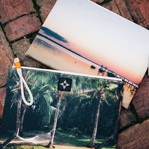 India Hicks Wristlet, water (top photo)